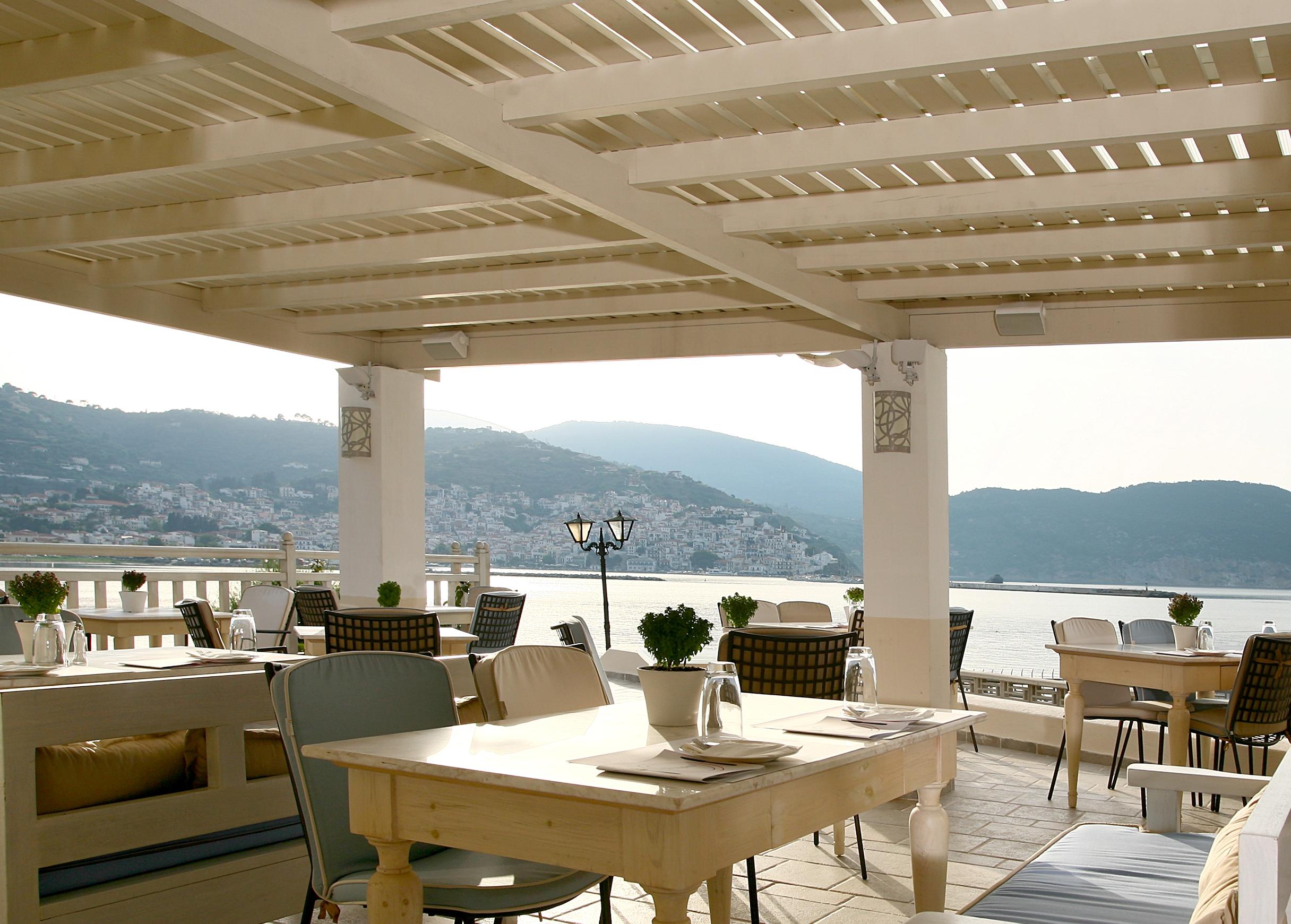 Skopelos Village Hotel Ресторан фото